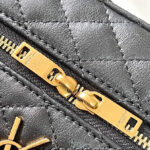 Saint Laurent Gaby Mini Vanity Bag In Lambskin Black